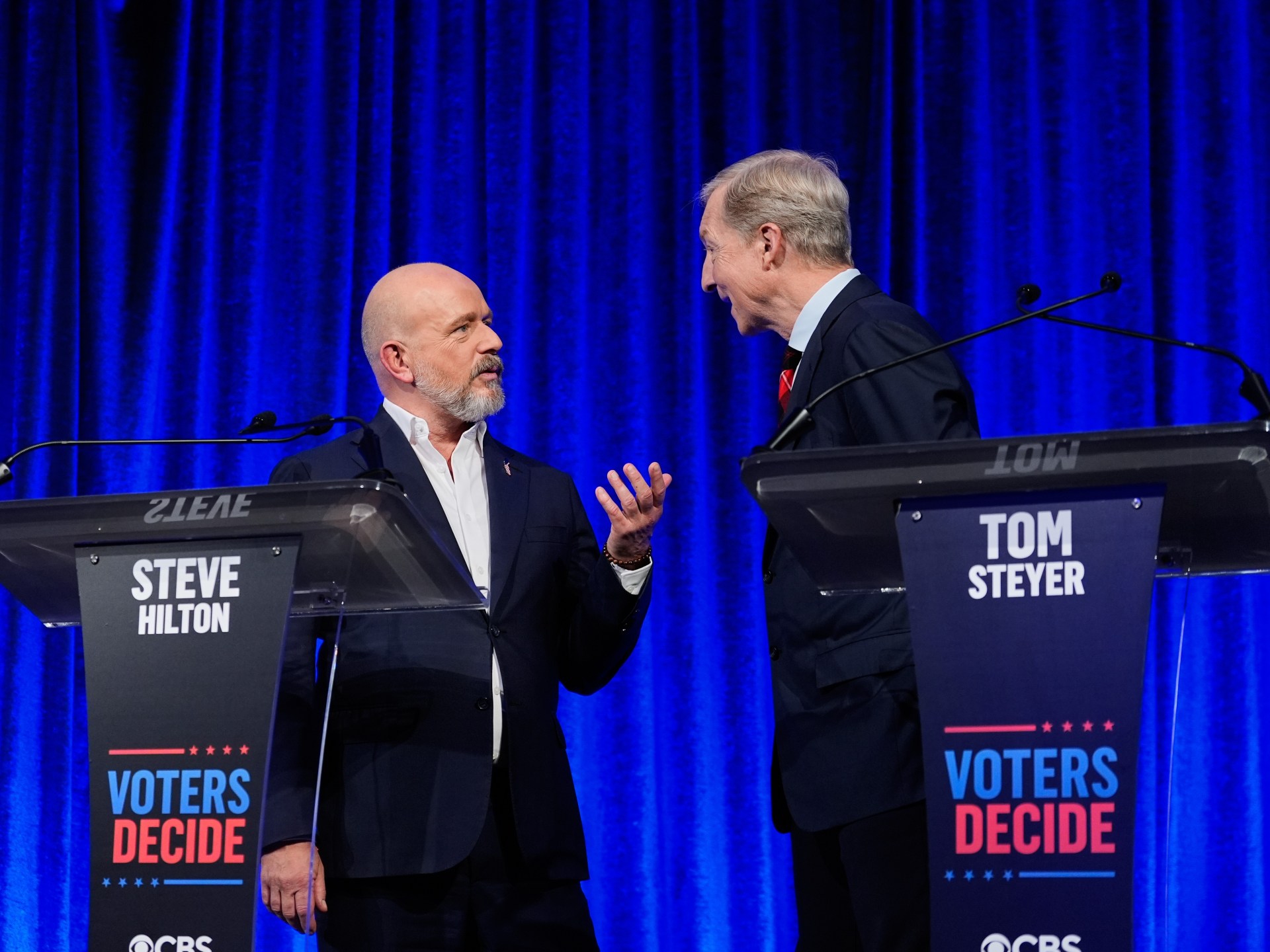 Democrat and Republican go head-to-head in California governor race