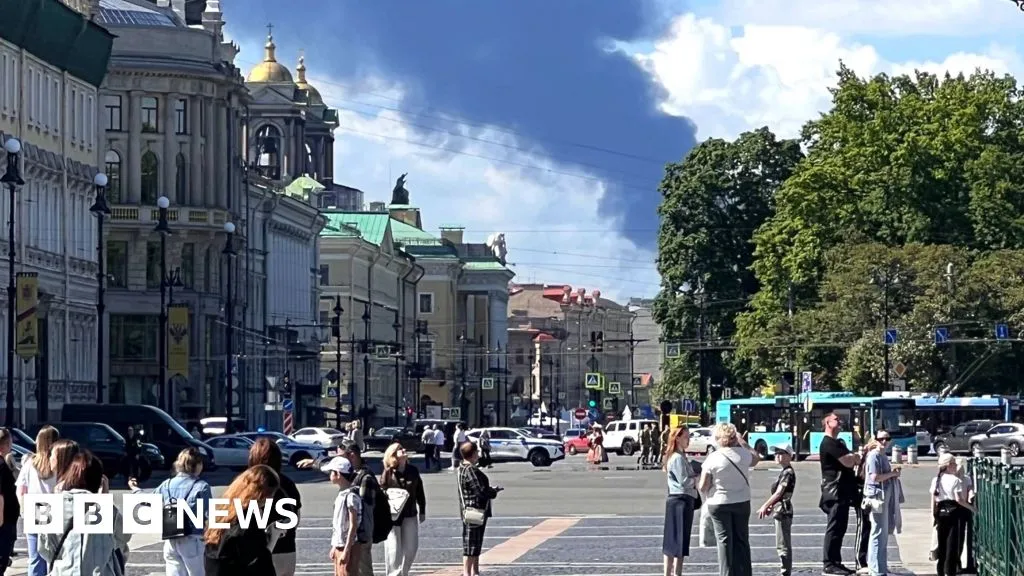 Ukrainian drones hit St Petersburg as Putin's flagship economic forum opens