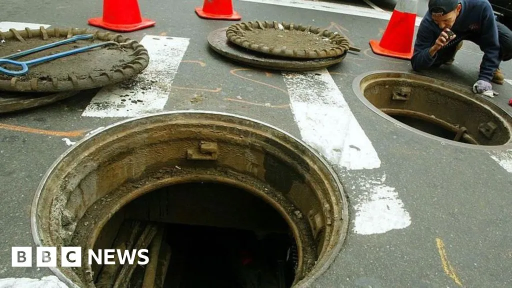 New York police investigate videos of men emerging from city's sewer system