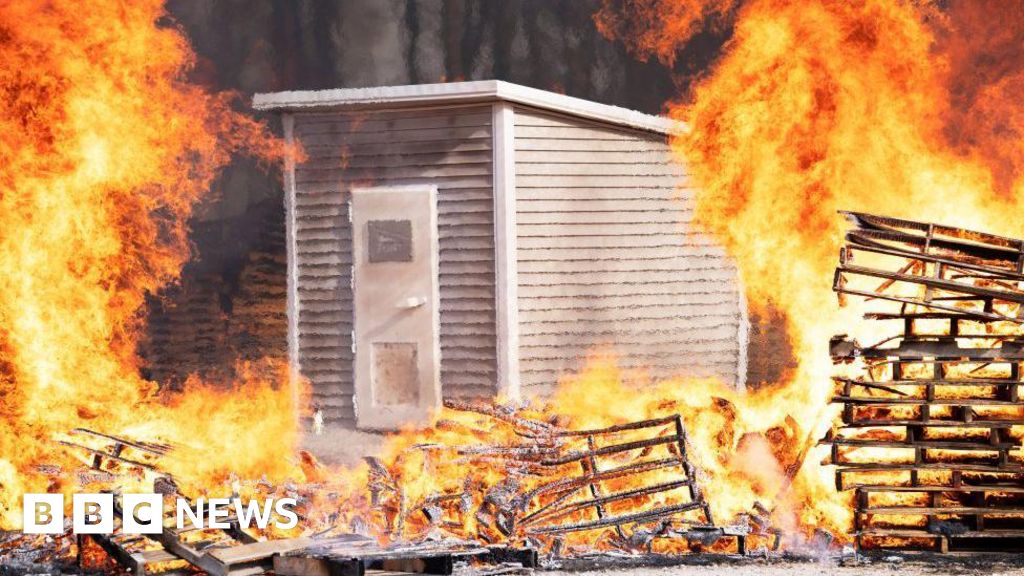 She watched a wildfire destroy her town, so she's building fire-proof bunkers