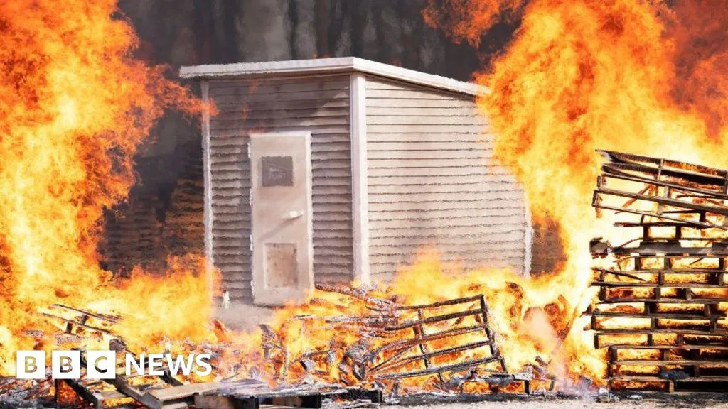 She watched a wildfire destroy her town, so she's building fire-proof bunkers
