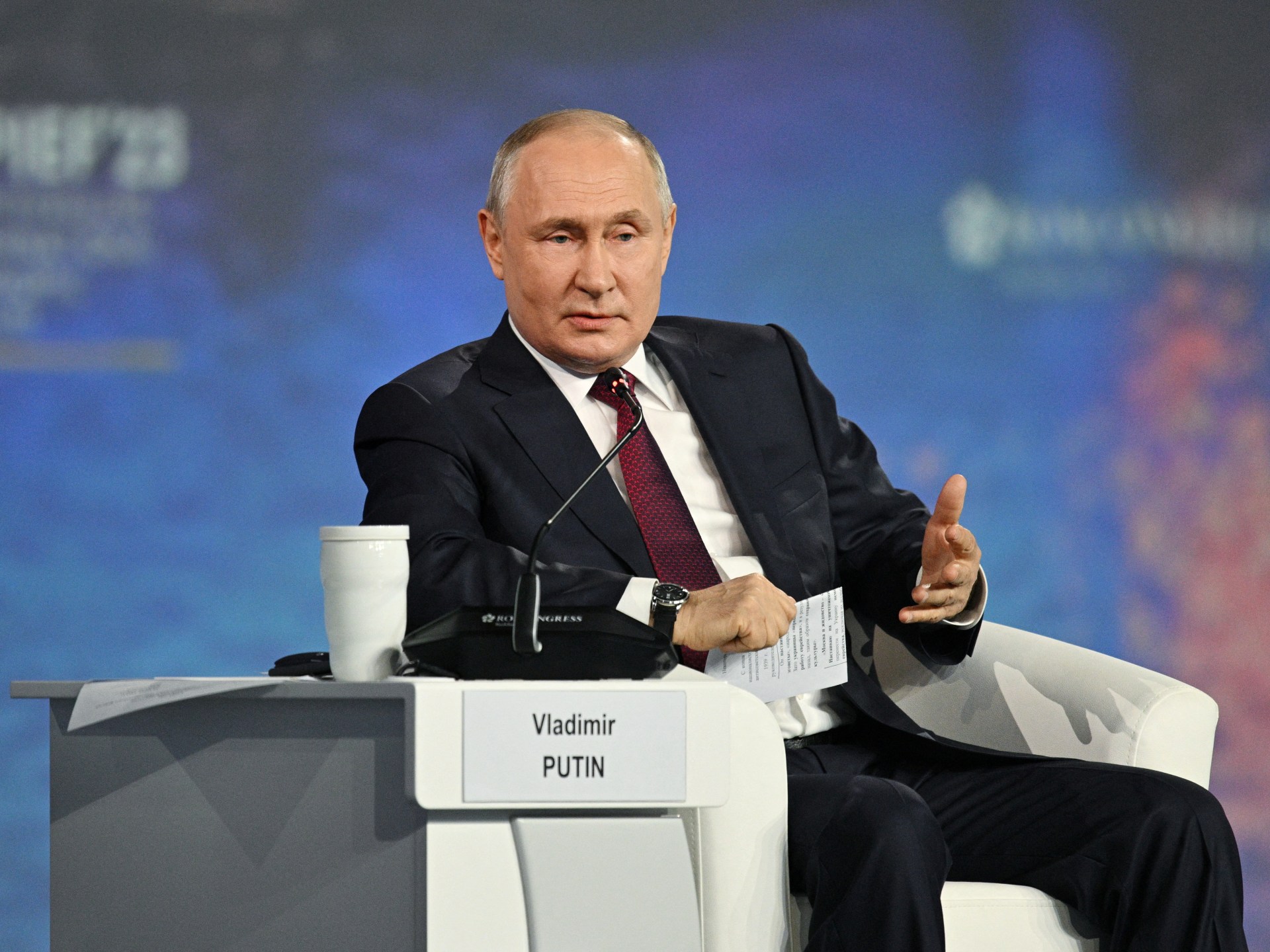 What is the St Petersburg forum, Putin’s economic outreach to the world?