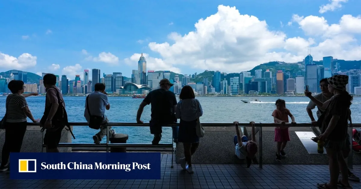 Hong Kong braces for heat, showers as tropical depression passes nearby