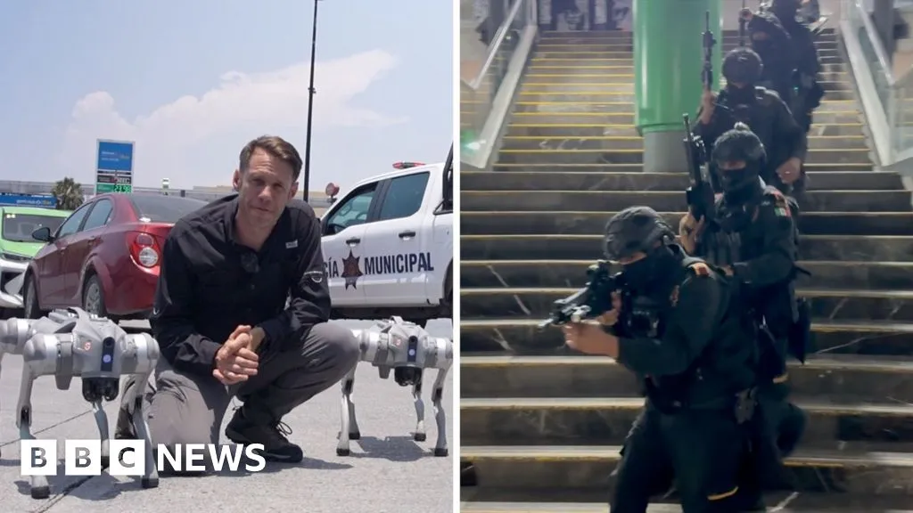Robodogs and Black Hawks - How one Mexican city is preparing for the World Cup