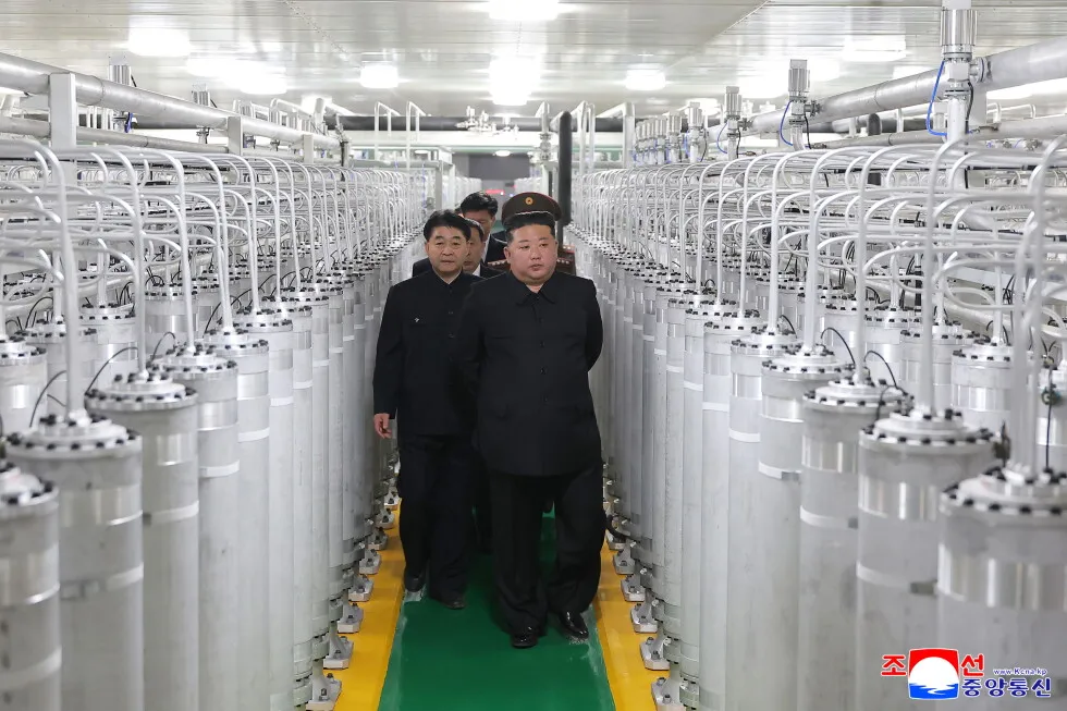 North Korea unveils a new plant to produce fuel for nuclear weapons