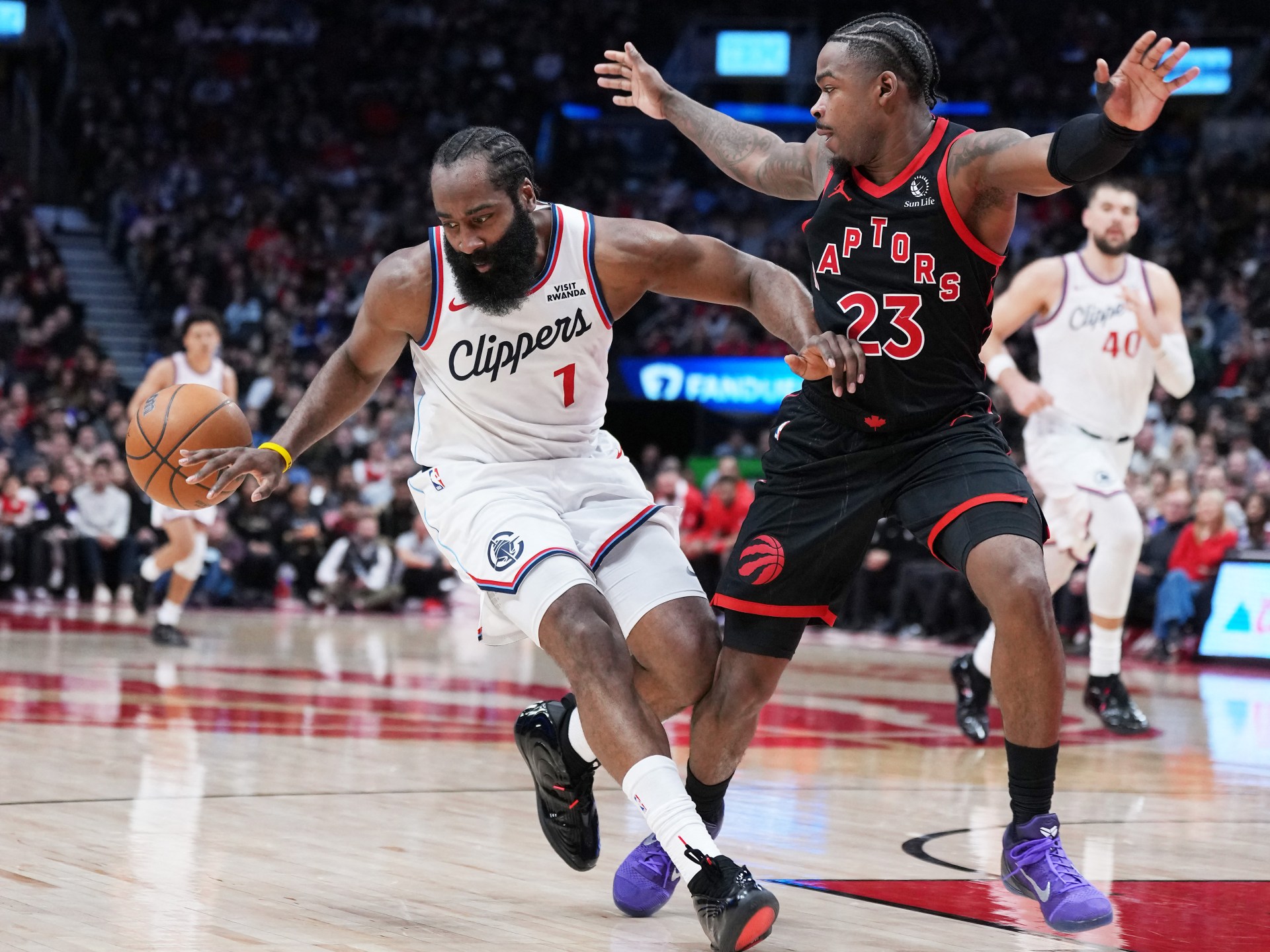 Clippers rally past Raptors in OT for fifth straight NBA win