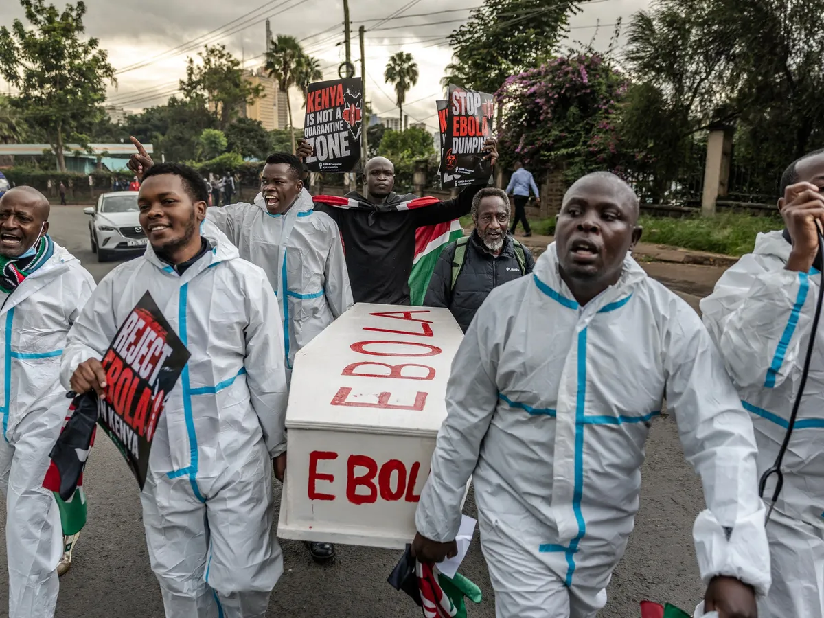 Why is a US Ebola facility in Kenya sparking protests?