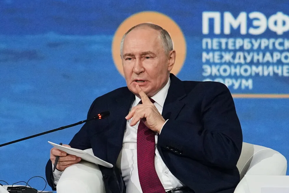 Putin slams Western sanctions as damaging to the global economy