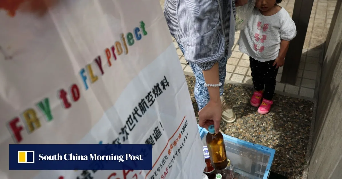 How everyday cooking oil is helping Japan fight an aviation fuel crisis