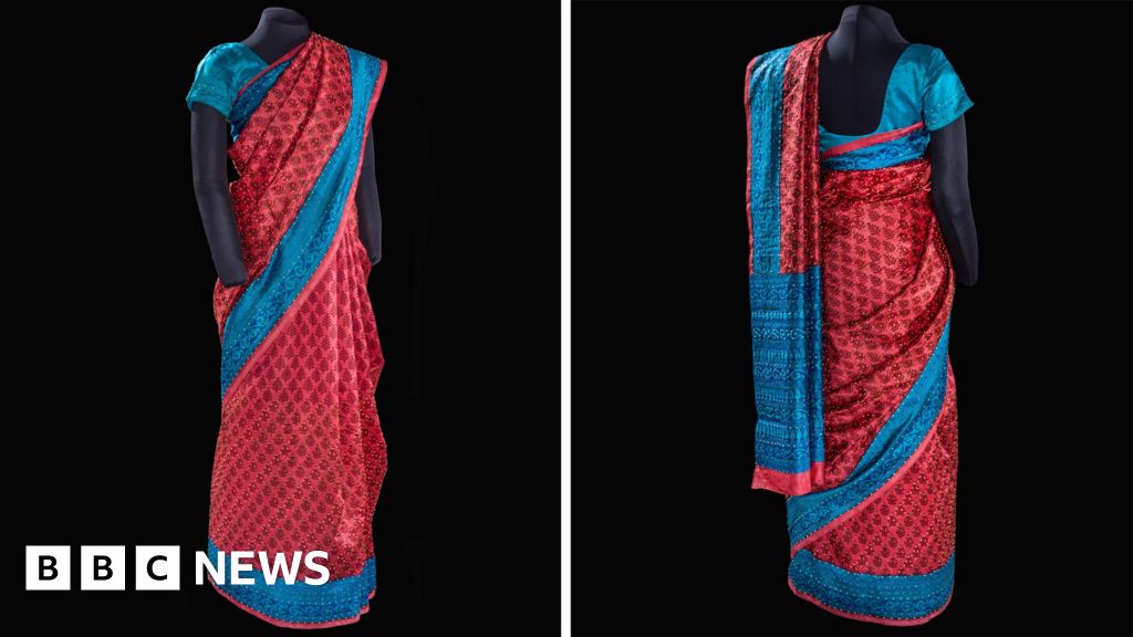 A sari for Mars: Outfit worn by Indian 'rocket woman' at US museum