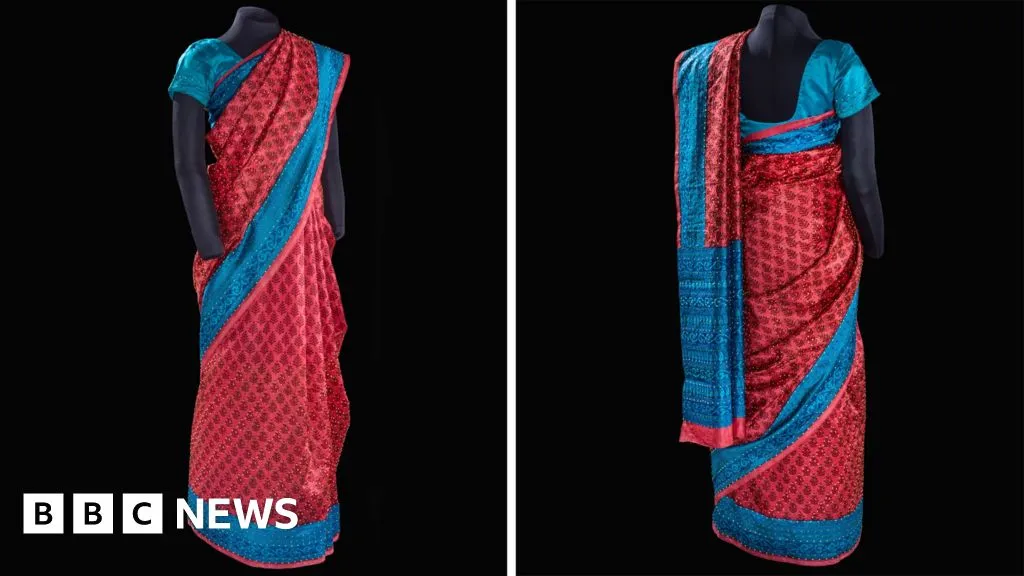 A sari for Mars: Outfit worn by Indian 'rocket woman' at US museum