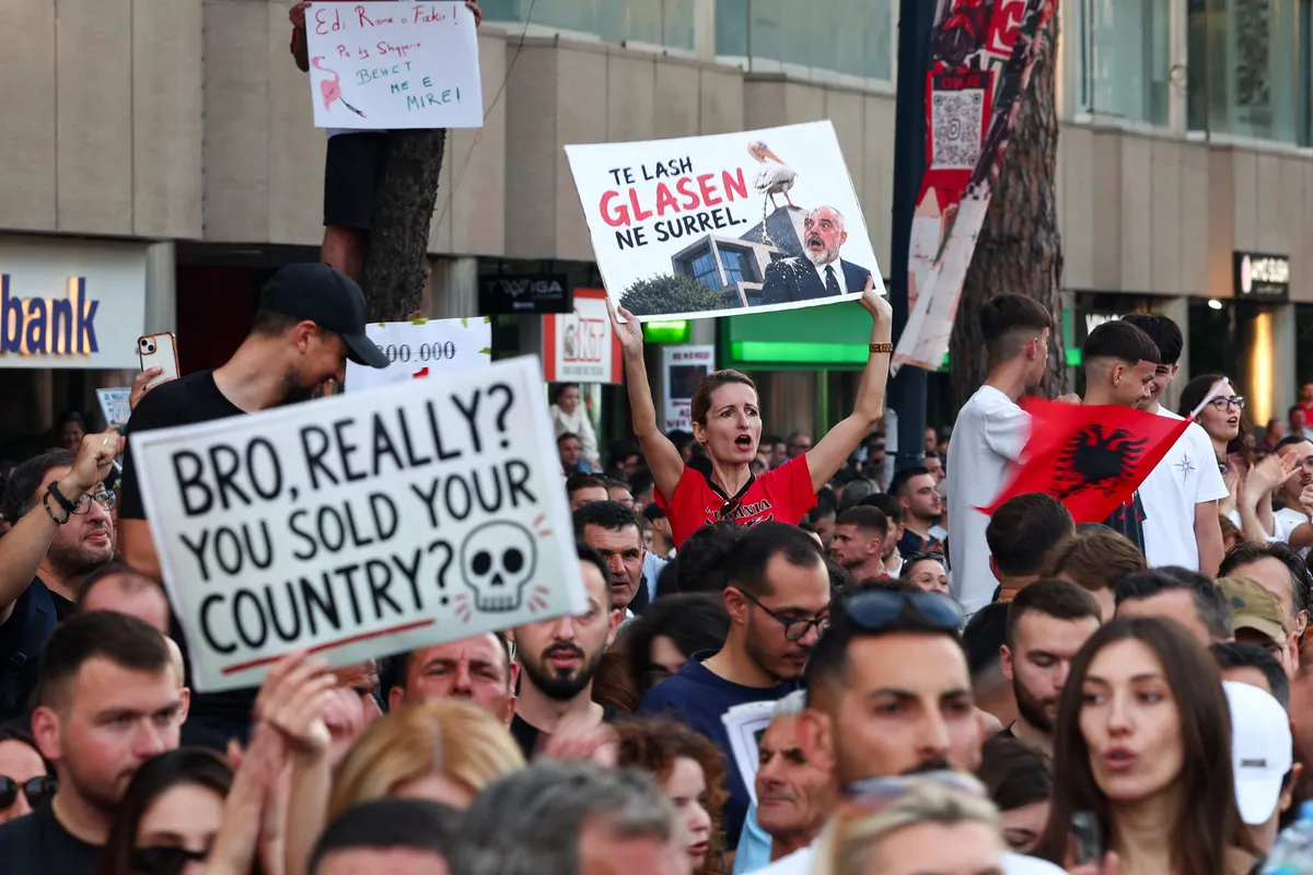 Protests grow in Albania against Trump-Kushner-linked resort