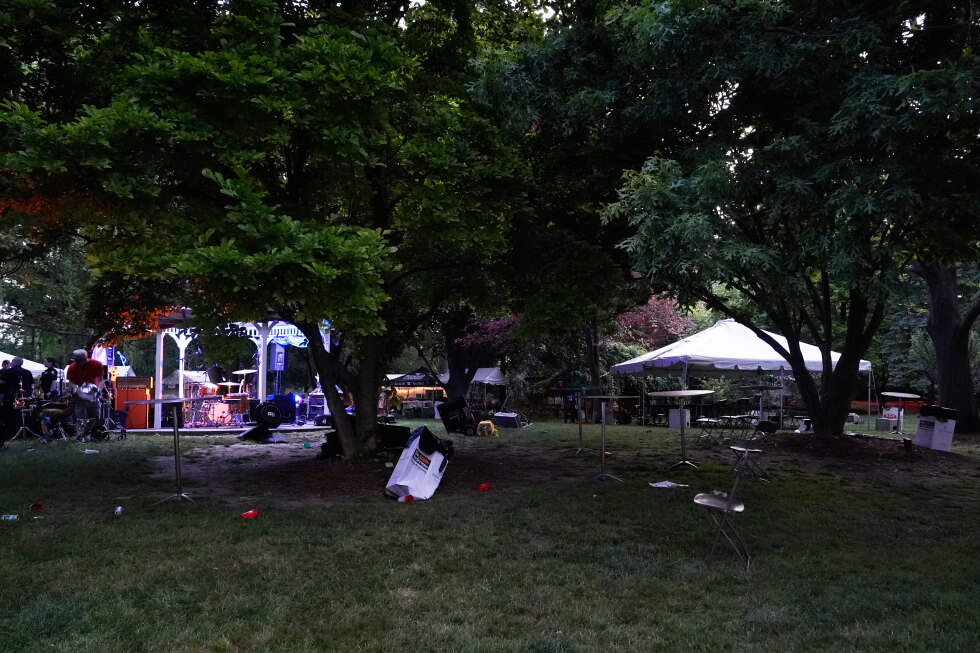 At least 12 people shot at an Ohio street festival and suspects remain at large, police say