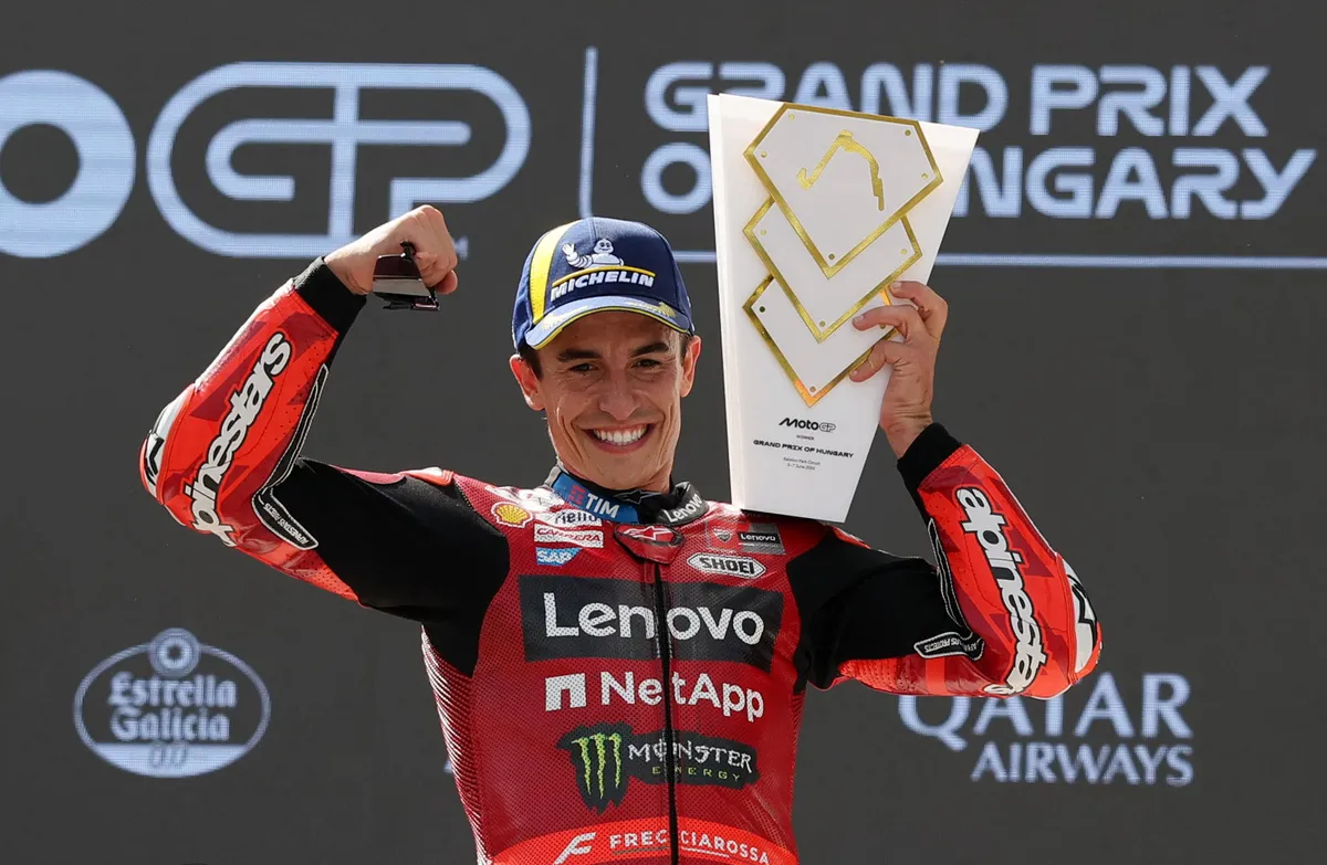 Marc Marquez hits 100 career wins with Hungarian MotoGP victory