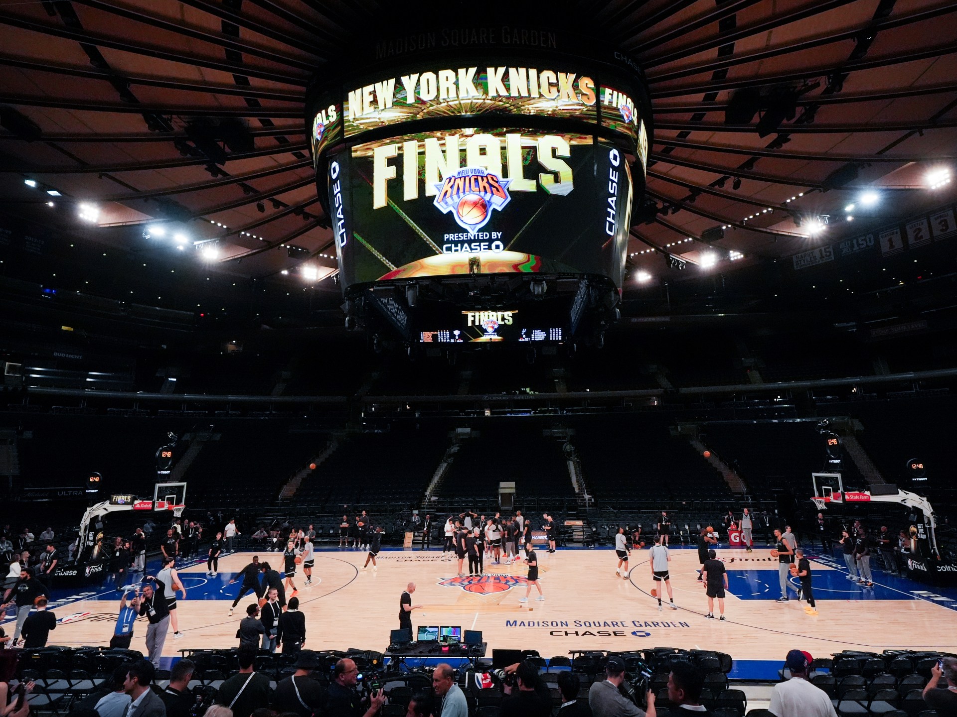 Secret Service-level security for NBA Finals with Trump attending Game 3
