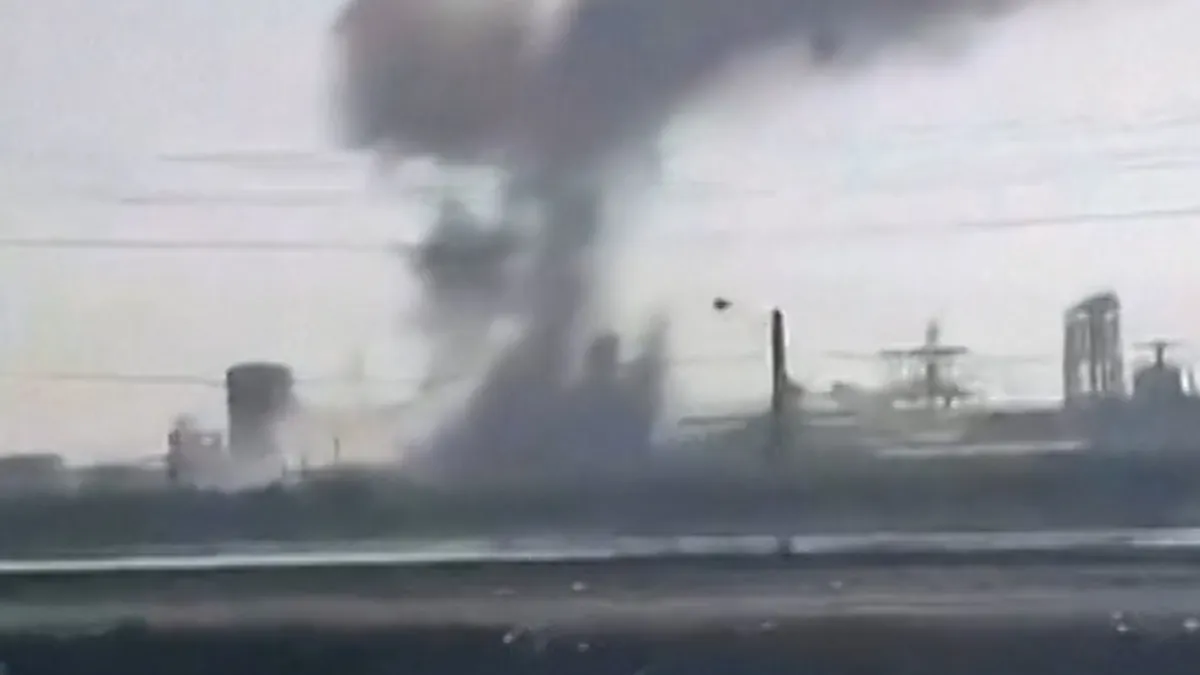 Video: Israel claims strike on Iranian petrochemical complex
