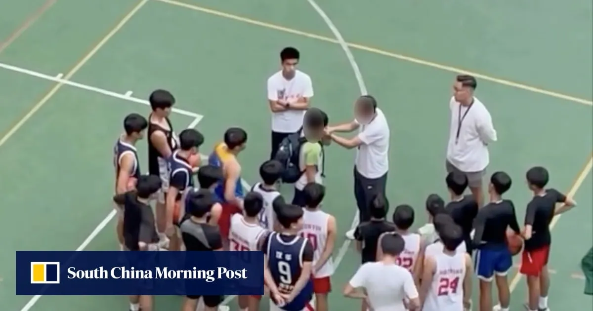 Hong Kong basketball coach arrested over viral video of him slapping student