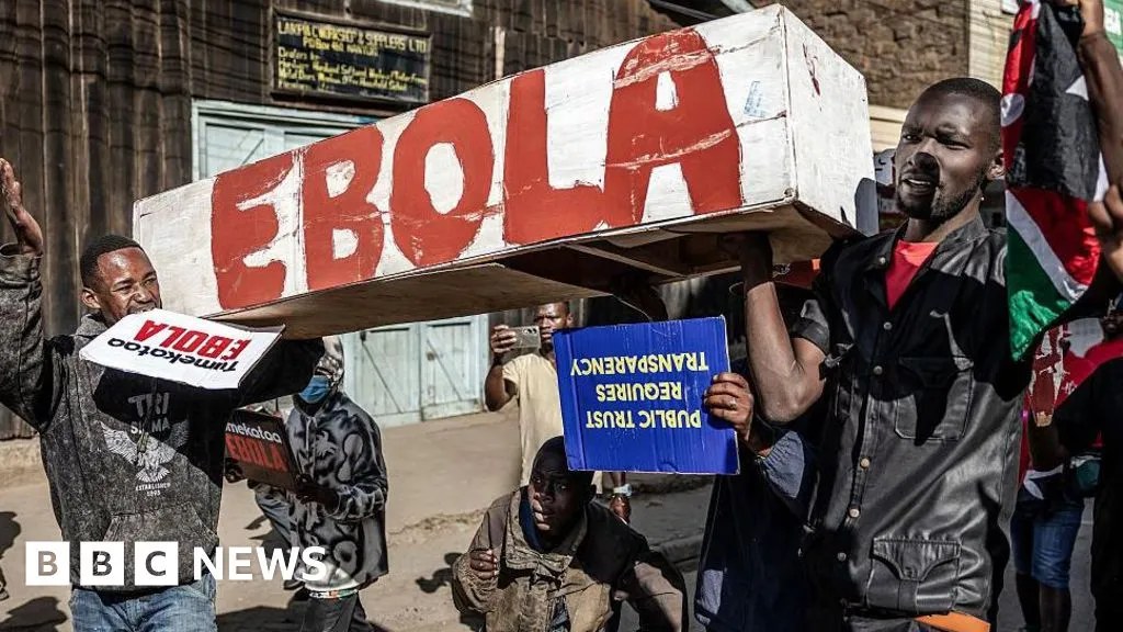 Kenyan police fire tear gas at protest against US Ebola quarantine centre plan