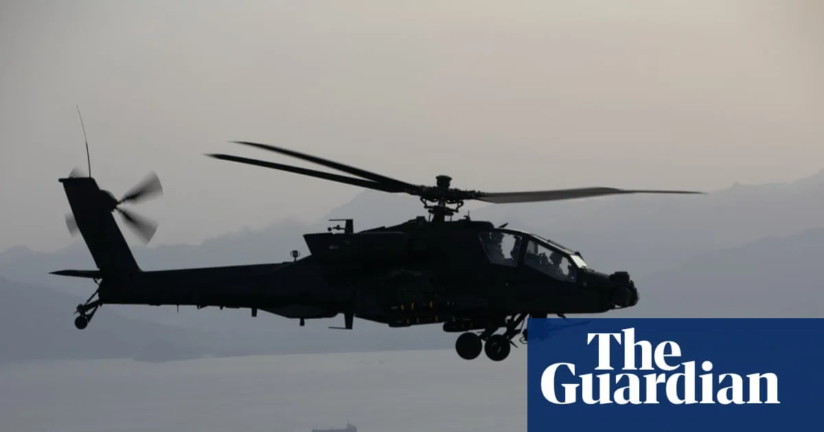 Trump blames Iran for downing of army helicopter and says US must respond