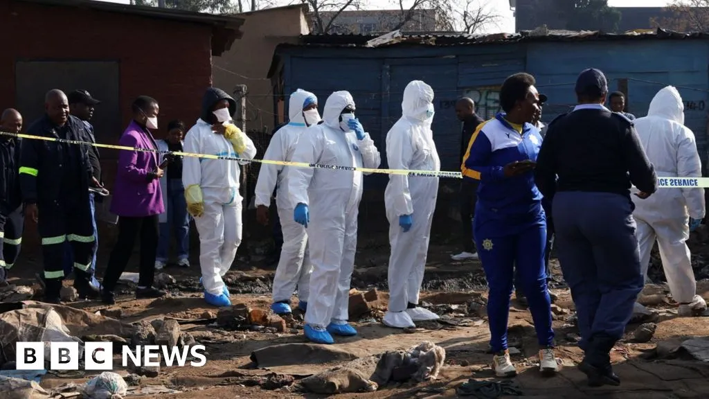 Twelve killed in mass shooting in Johannesburg, police say