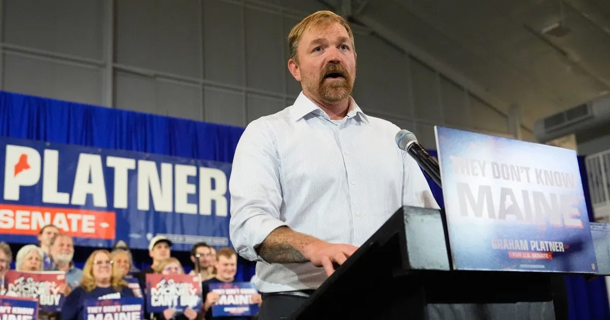 Platner wins Maine Democratic Senate primary, vows to oust Collins