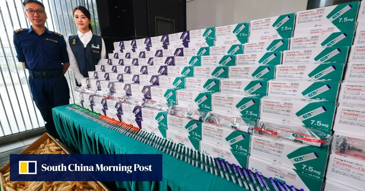 Truck driver arrested as HK$10m of injections, fish maw seized at Hong Kong bridge