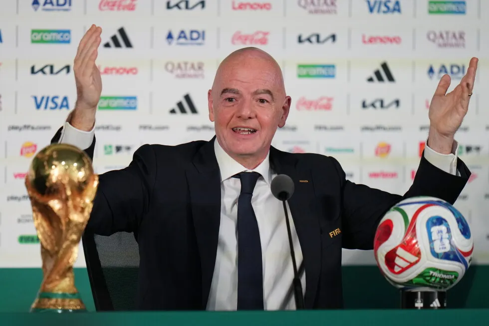 FIFA’s Infantino defends World Cup ticket prices, says fans ‘should chill’ about ref denied US entry