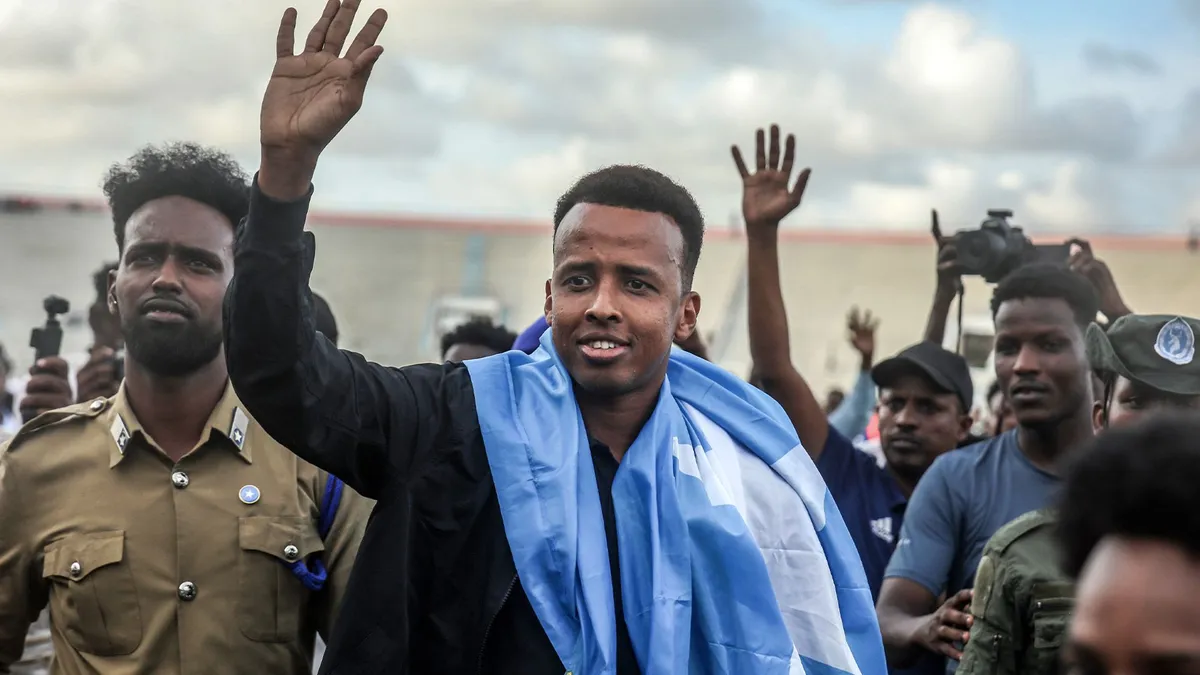 Hero’s welcome for Omar Artan after Somali’s World Cup dreams dashed