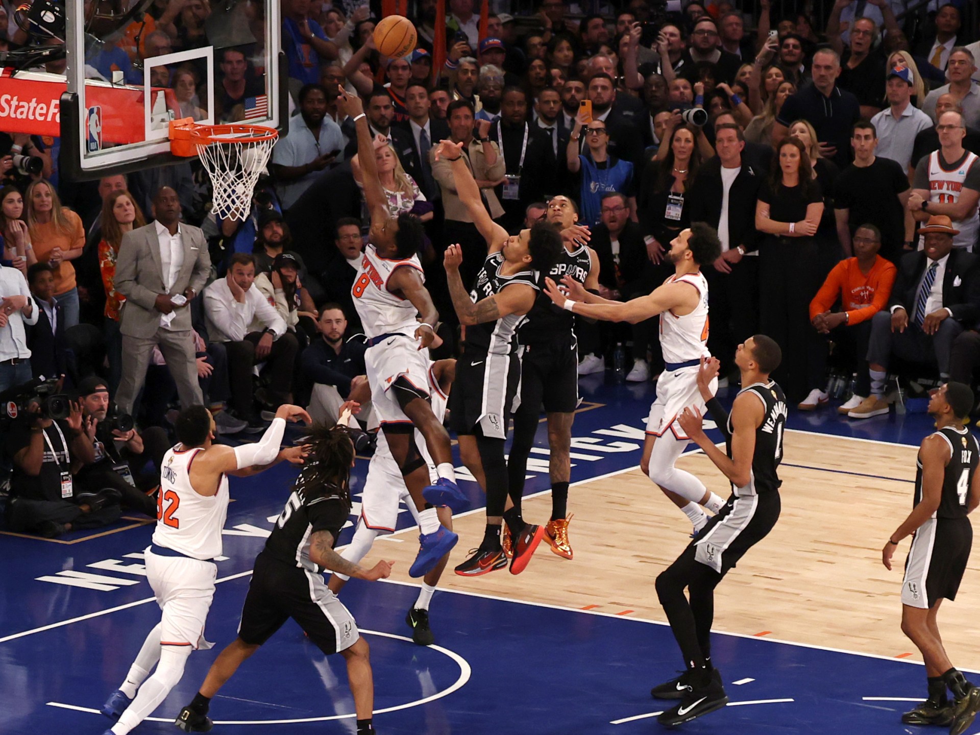Knicks one win away from NBA title after record comeback against Spurs