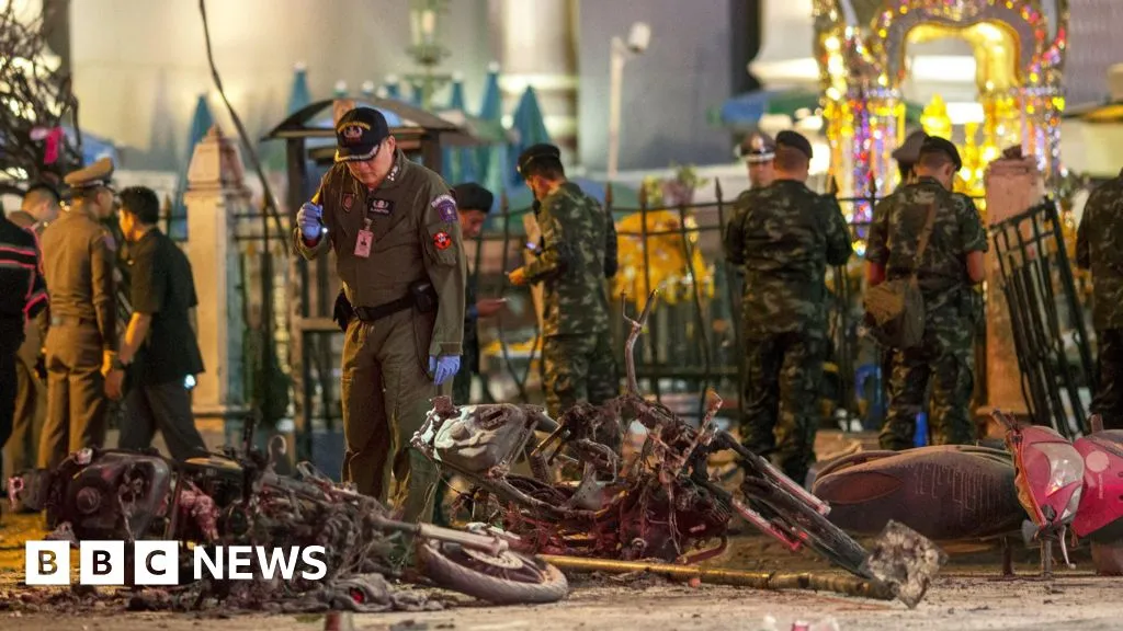 Thai court sentences two men to death over Bangkok shrine bombing