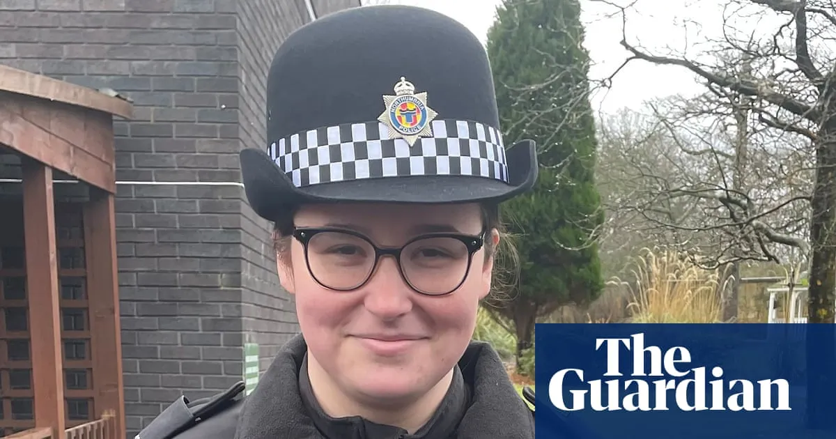 Northumbria police officer, 19, dies after being struck by car