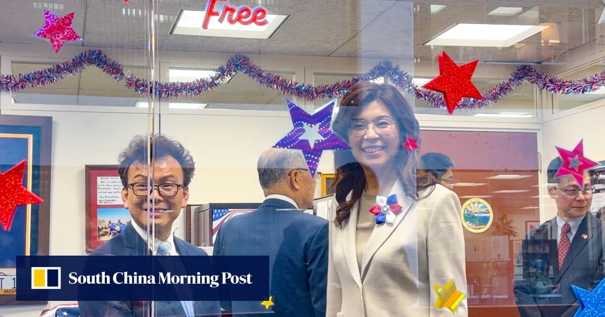 KMT chief Cheng Li-wun meets Trump ally Steve Daines in Washington