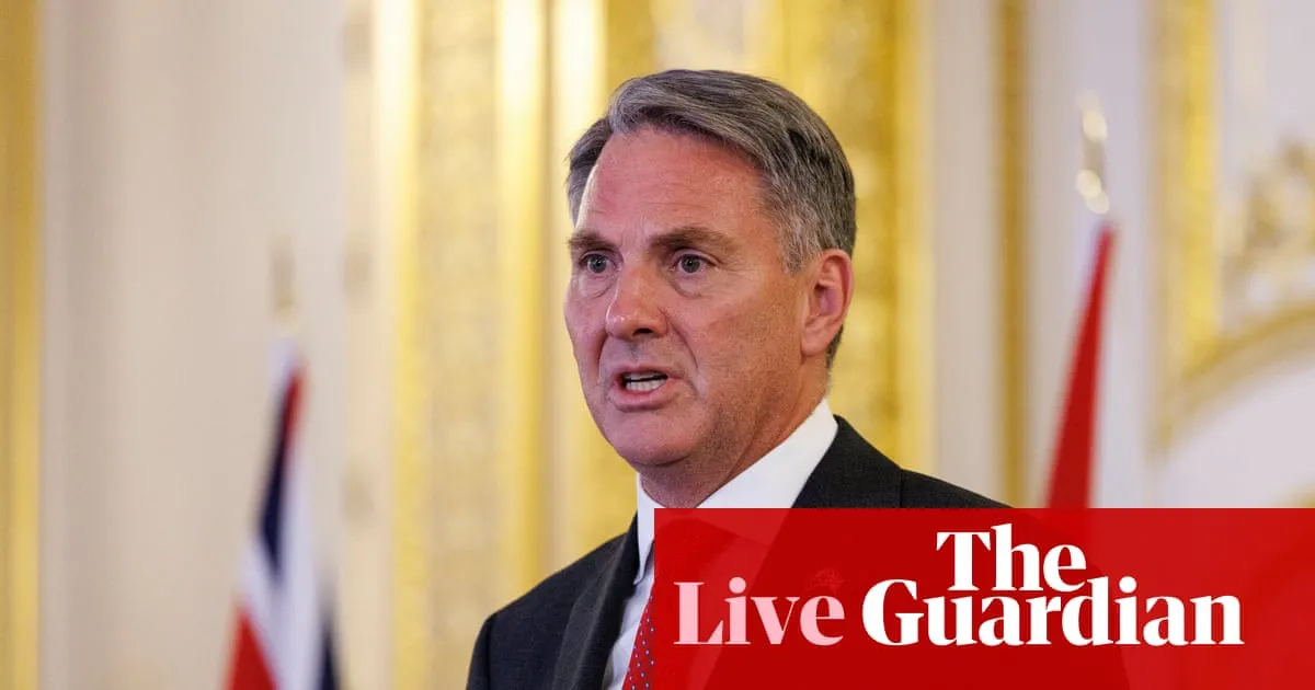 Australia news live: Richard Marles left adrift as UK counterpart quits hours before scheduled visit to naval yard