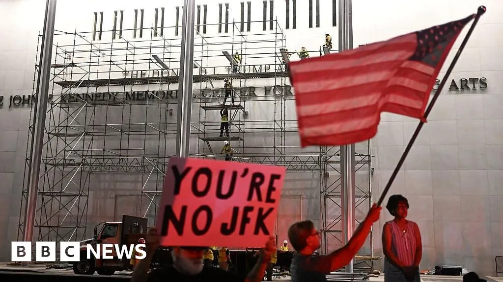 Trump's name being removed from Kennedy Center after judge order