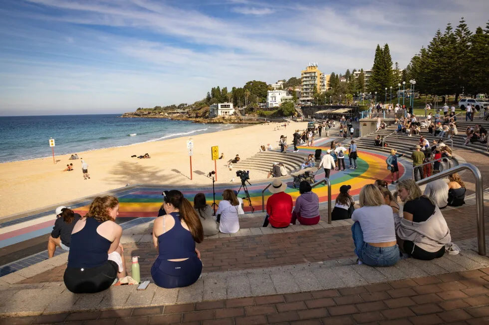 Woman mauled by shark off Sydney beach grabs onto a lifeguard’s paddleboard