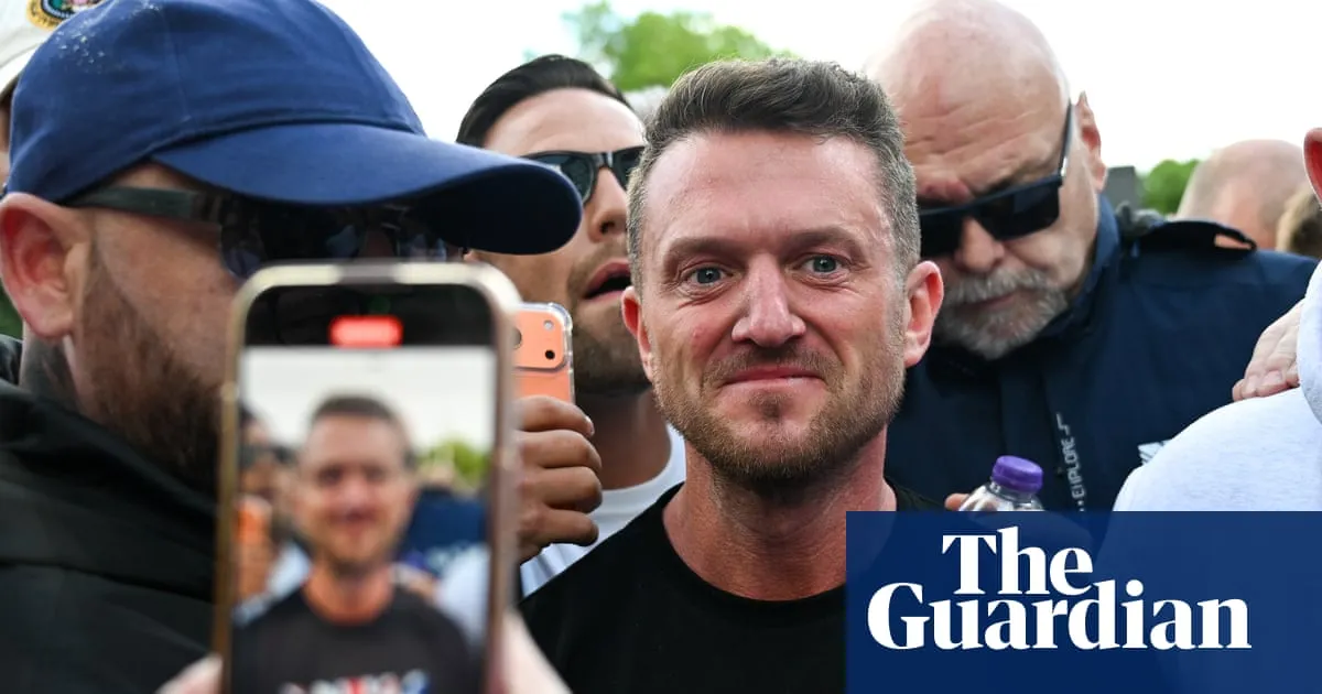 Tommy Robinson detained at Heathrow under counter-terrorism laws