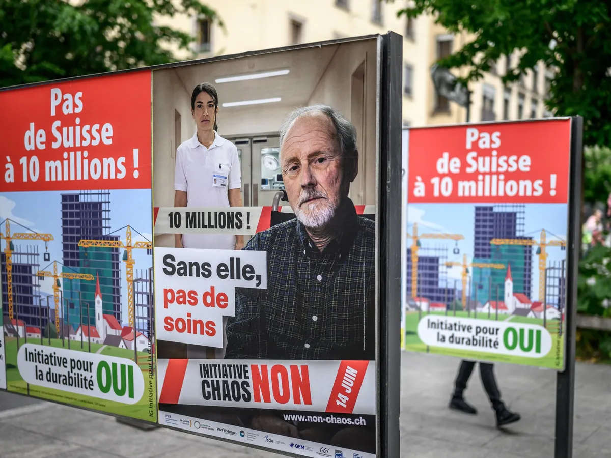 Switzerland votes on right-wing bid to cap country’s population