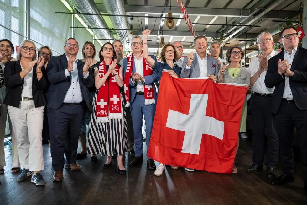 Early results show Swiss voters reject right-wing’s bid to cap population at 10 million