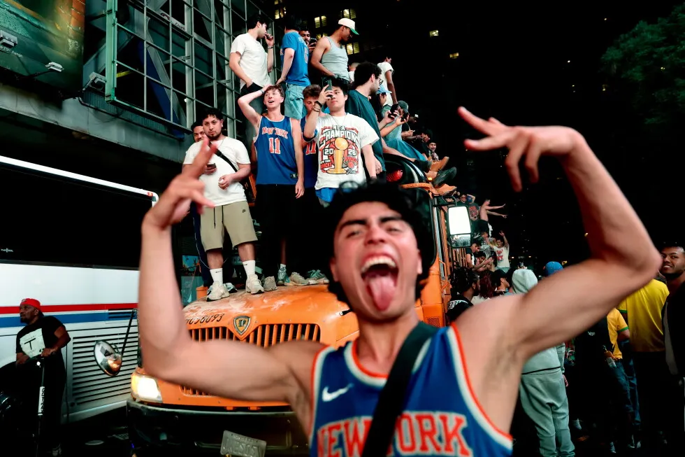 Mayhem mars euphoria as New York City celebrates the Knicks’ first championship in 53 years