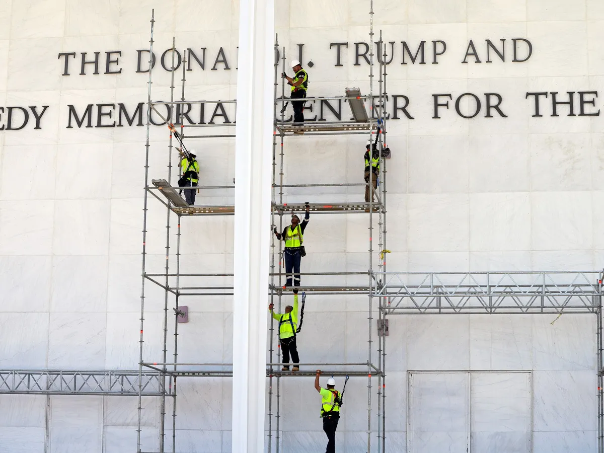 Donald Trump’s name removed from Kennedy Center