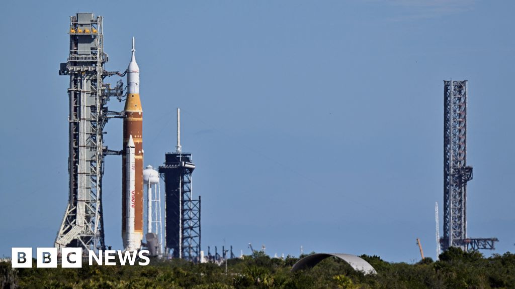 Watch: Timelapse shows Nasa rocket's 12-hour journey to launch pad