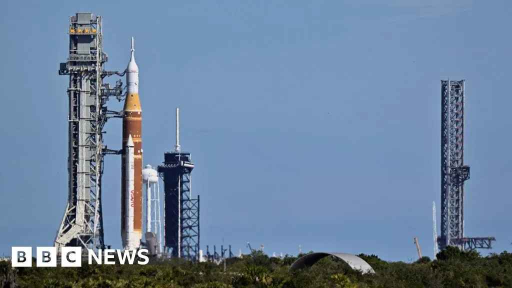 Watch: Timelapse shows Nasa rocket's 12-hour journey to launch pad
