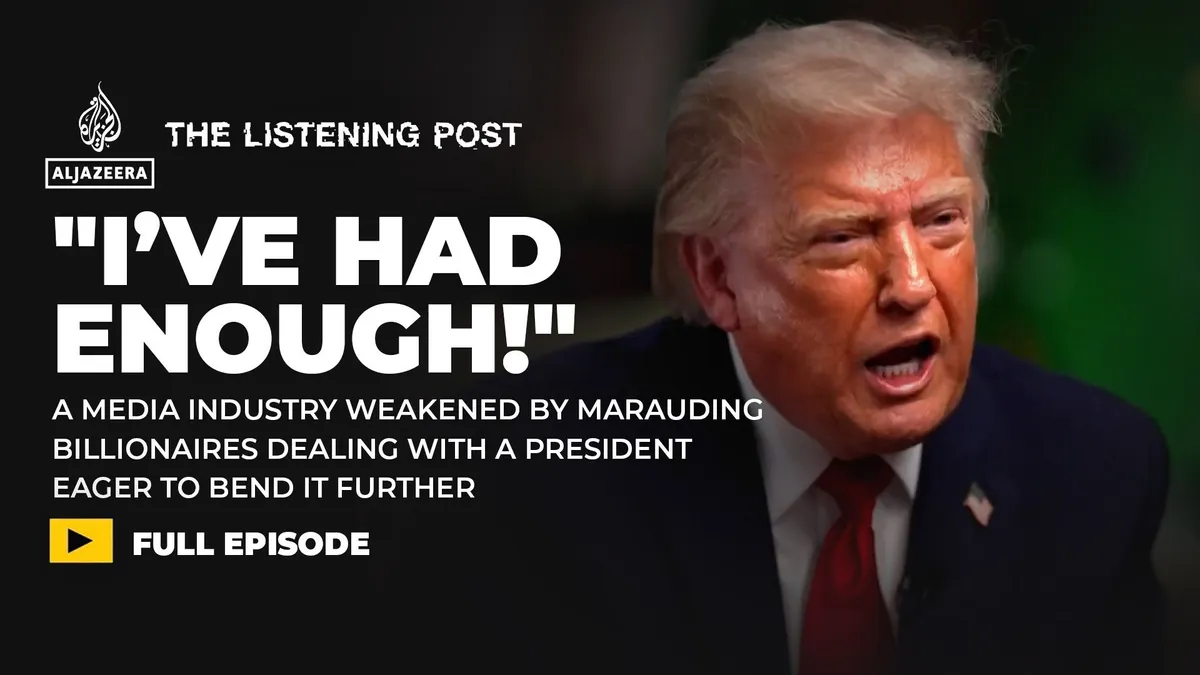 The president, the billionaires and the news
