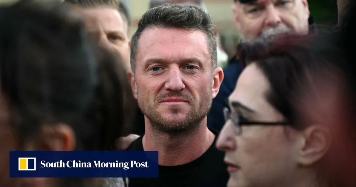 UK anti-Islam activist Tommy Robinson says he was detained under terrorism laws