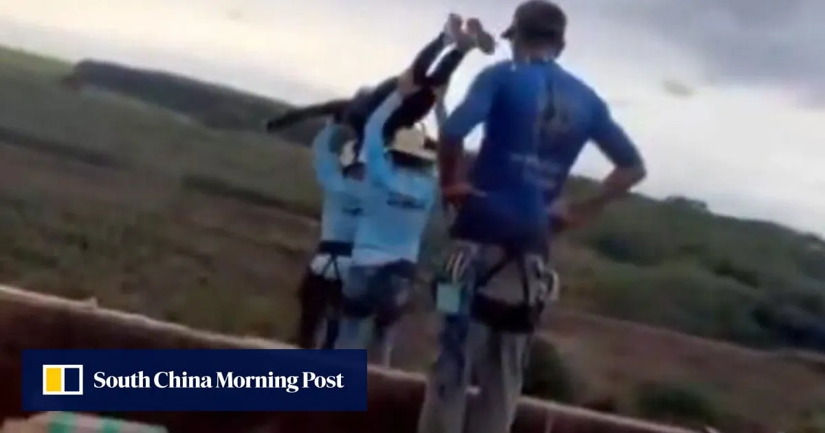 Brazilian woman killed after being thrown off bridge without rope is buried in Sao Paulo