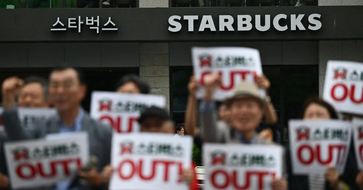 Starbucks Korea to shut stores for history training after ‘Tank Day’ furore