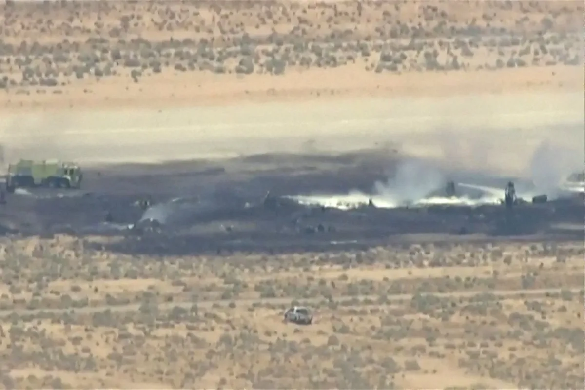 US Air Force B-52 crashes in California