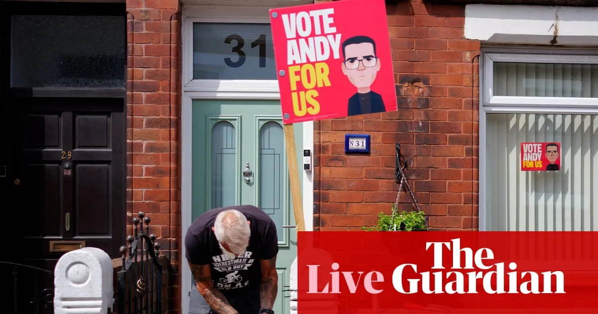 Anti-Burnham fake news on Makerfield Facebook accounts has surged, report finds – UK politics live