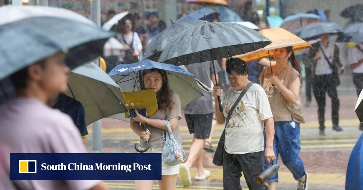 More downpours expected as Hong Kong Observatory issues amber rainstorm warning