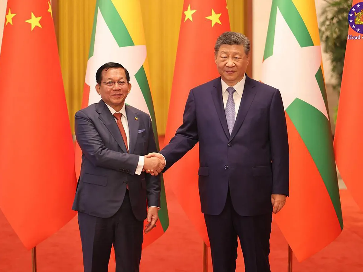 China offers staunch support to Myanmar president during his state visit